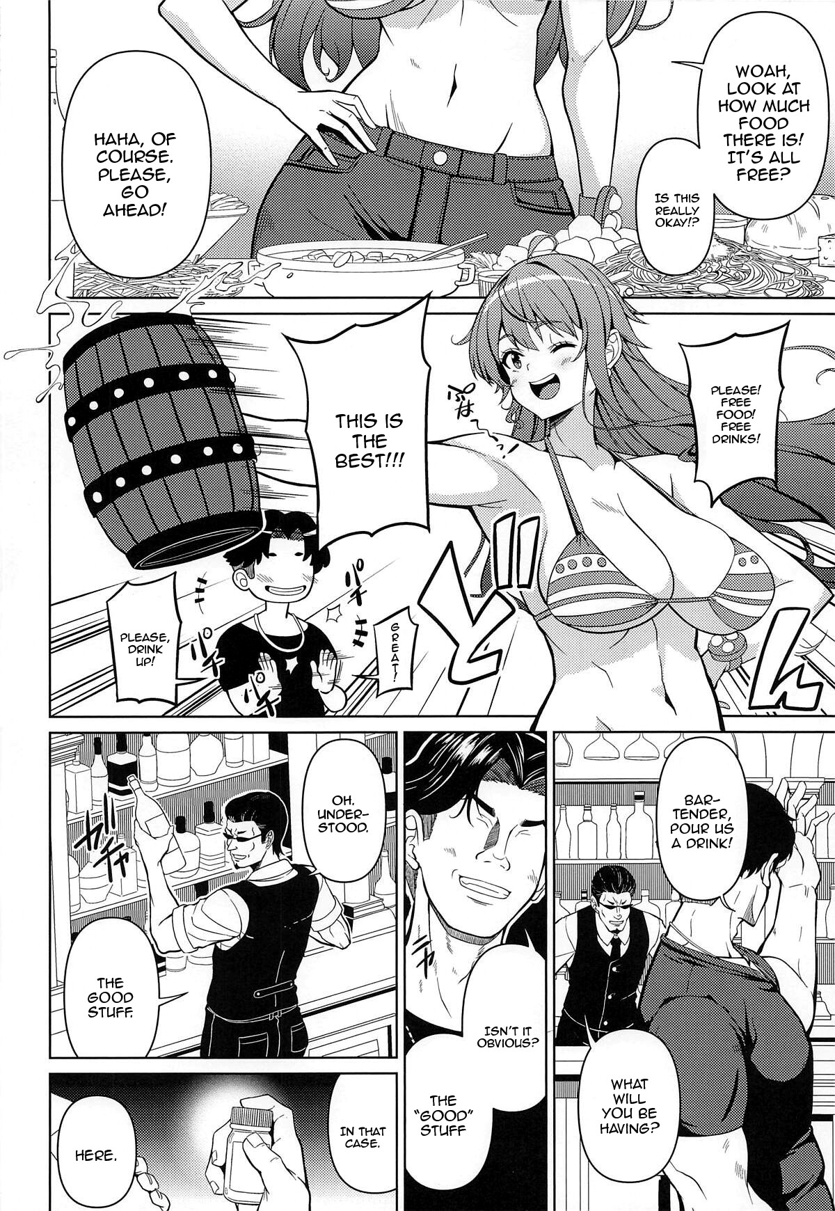 Hentai Manga Comic-The Big Breasted Pirate And The Feast-Read-3